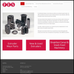 Screen shot of the Frisby Extrusion Services Ltd website.