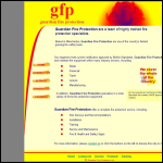 Screen shot of the Guardian Fire Protection website.