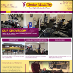 Screen shot of the Choice Mobility website.