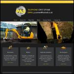 Screen shot of the A2a Plant Hire website.