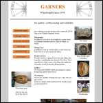 Screen shot of the G J Garner & Son website.