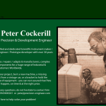Screen shot of the Peter Cockerill Precision & Development Engineer website.
