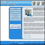 Screen shot of the Archfact Ltd website.