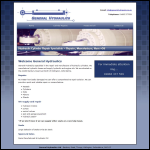 Screen shot of the General Hydraulics Ltd website.
