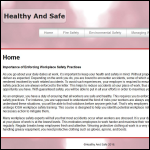 Screen shot of the Healthy & Safe Electrics website.