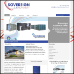 Screen shot of the Sovereign Air Movement Ltd website.