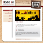 Screen shot of the Crowded Bar Consultancy website.