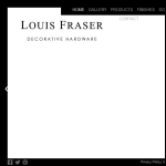 Screen shot of the Louis Fraser Ltd website.