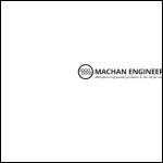 Screen shot of the Machan Engineering website.