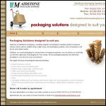 Screen shot of the Maidstone Packaging Supplies Ltd website.