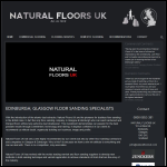 Screen shot of the Natural Floors UK website.