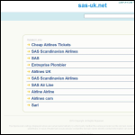 Screen shot of the Software Automation Services U K Ltd website.