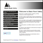 Screen shot of the Black Rock Safety Ltd website.