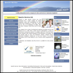 Screen shot of the Spectro-service Ltd website.