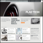 Screen shot of the Plas- Tech Thermoforming Ltd website.