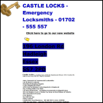 Screen shot of the Castle Locks website.