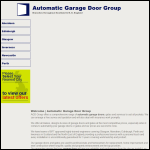 Screen shot of the 1st Auto Garage Doors Ltd website.