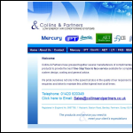 Screen shot of the Collins & Partners website.