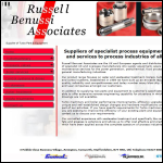 Screen shot of the Russell Benussi Associates website.
