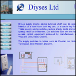 Screen shot of the Diyses Ltd website.