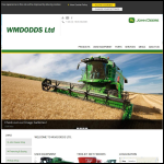 Screen shot of the W M Dodds website.