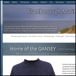 Screen shot of the Flamborough Marine Ltd website.
