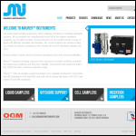 Screen shot of the Maurer Instruments website.