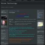 Screen shot of the Noise Technology website.