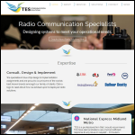 Screen shot of the T.E.S. Ltd website.