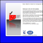 Screen shot of the International Standards Certifications Uk Ltd (Isc Uk Ltd) website.