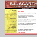 Screen shot of the Bl Scarth Ltd website.