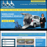 Screen shot of the Southern Mobility Vehicles website.