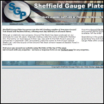Screen shot of the Sheffield Gauge Plate Ltd website.