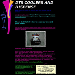 Screen shot of the Dispense Technology Services Ltd website.