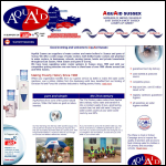 Screen shot of the AquAid (West Sussex Ltd) website.