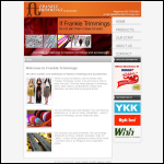 Screen shot of the B Frankle & Sons Ltd website.