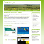 Screen shot of the Fuze Design website.