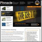Screen shot of the Pinnacle Environmental Services website.