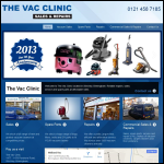 Screen shot of the Midlands Vac website.