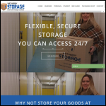 Screen shot of the Wetherby Storage website.