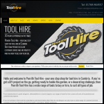 Screen shot of the Penrith Tool Hire website.