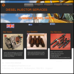 Screen shot of the Diesel Injector Services website.