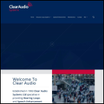 Screen shot of the Claude Systems Ltd website.