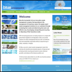 Screen shot of the Blue Environmental Ltd website.