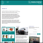 Screen shot of the Induchem (UK) Ltd website.