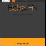 Screen shot of the Blakelan Communications Ltd website.