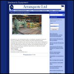 Screen shot of the Arranquote Ltd website.