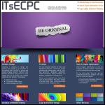 Screen shot of the Itsecpc website.