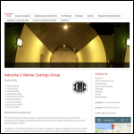Screen shot of the Ceramicoat Ltd website.