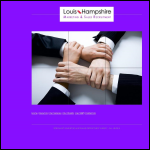 Screen shot of the Louis Hampshire Ltd website.